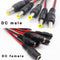Wire 12V Male Female Socket Jack Adapter Cable DC Power Pigtail Plug Connector