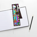 5D DIY Special Shape Drill Witch Cat Bookmark Tassels Rhinestone Mark Handcraft