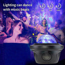 1X LED Galaxy Star Moon Cloud Projector Night Light Wave Lamp Starry Remot A9T6