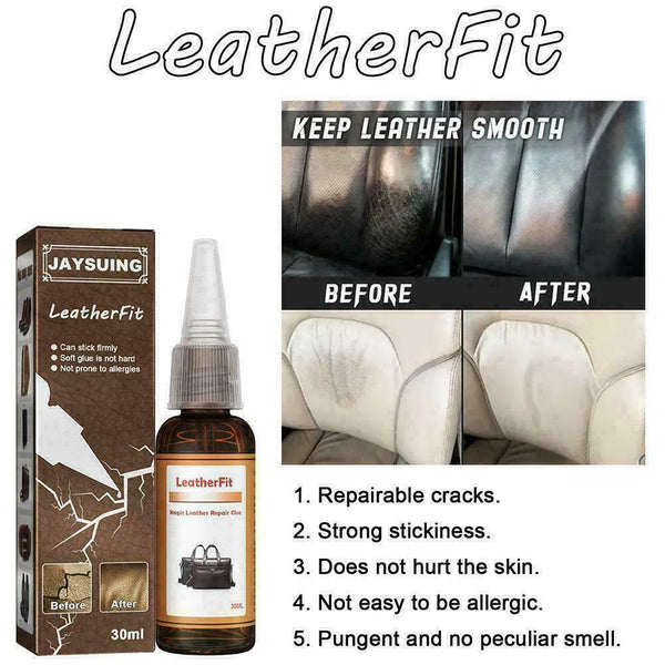 30ml Leather Glue Leather Repair Traceless Tool F6U6 8U7Y D1S6