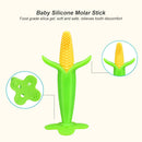 Baby Silicone Dental Care Molar Sticks Safe Toddler Teether Chew Toys Corn Shape