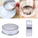 1Pcs Steel Flour Sifting Sifter Sieve Strainer Cak Baking Kitchen K0P9 F7Z4 S6V2