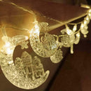 LED Ramadan Eid Decor Fairy Lights Muslim Islamic Lantern String 2022 Light Y4R9