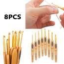 Handmade Aluminum Weave Tools Crochet Hooks Knitting Needles Yarn Crochet