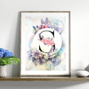 Handmade Flower Letter 5D DIY Full Round Drill Drawing Kit Diamond Painting Gift