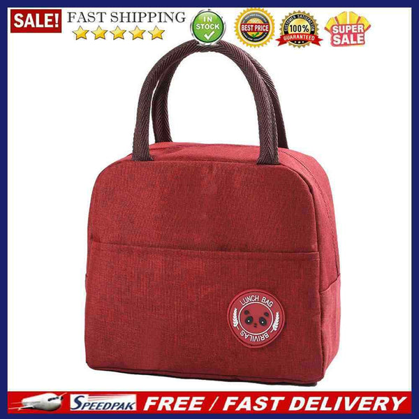 Fresh Cooler Lunch Box Portable Insulated Thickened Oxford Thermal Picnic Bag