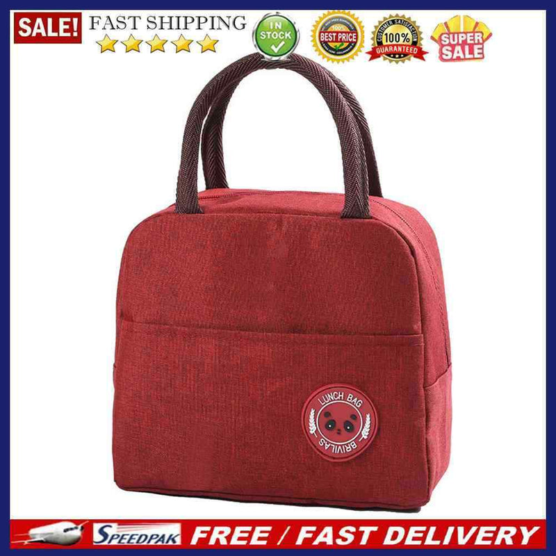 Fresh Cooler Lunch Box Portable Insulated Thickened Oxford Thermal Picnic Bag
