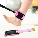 Gym Leg Strength Workouts Pulley with Buckle Sports Feet Guard Nylon Breath