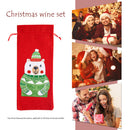 Special Drill Diamond Painting Wine Bottle Covers Kit for Christmas Table Dec