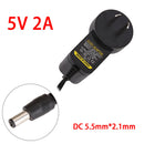 AC to DC 5.5mm*2.1mm 5.5mm*2.5mm 5V 2A Switching Power Supply Adapter Newly