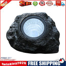 2xLED Solar Simulation Stone Lamp Outdoor Waterproof Garden Landscape Light