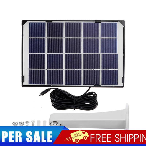 10W 5V Solar Panel for Wireless Outdoor Security Camera IP65 Waterproof Cha