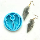 Tools Handmade Crafts Crystal Epoxy Mold Earrings Mold Silicone Angel Wings
