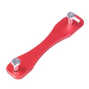 Aluminum Key Holder Organizer Clip Keychain Ring Pocket Keys Wallet (Red)