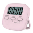 Magnetic Digital Timer Stopwatch Cooking Countdown Timer Clock (Pink)