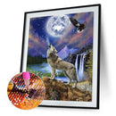 5D DIY Full Drill Diamond Painting Novelty Wolf Cross Stitch Mosaic (B202) Newly