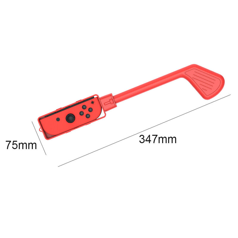 Golf Club for Nintendo Switch Game Controller Adapter for Mario Golf Super Ru