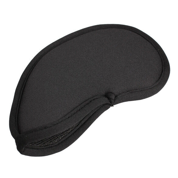 Black Set of 11pcs Golf Club Putter Iron Head Cover Case Protection Sleeve