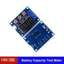 HW-586 Battery Tester 18650 Lithium Battery Lead-acid Capacity Discharge Meter