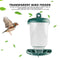 Outdoor Hanging Bird Feeder Automatic Water Food Container Garden Yard Decor