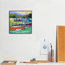 DIY Ship Pattern Oil Paint by Numbers Hand Painted Acrylic Picture Home Decor