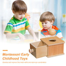 #A Montessori Wooden Ball Drawer Early Educational Target Learning Math for Todd