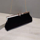 Women Wedding Bridal Party Evening Bag Velvet Diamante Clutch Bag Handbag