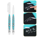 #A White Paint Pens 4 Pack 1/2mm Tip for Wood Rock Plastic Leather Glass Stone