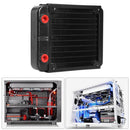 10 Tube Computer Radiator 120mm CPU Heatsink Exchanger Aluminum CPU Water Cooler