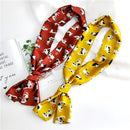 Gifts Elegant Hair Tie Band Women Head Neck Silk Feel Satin Neck Scarf Long