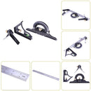3pcs Ruler Multi Combination Square Angle Finder Protractor Spirit Level Newly