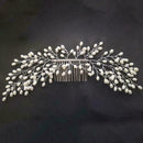 Fashion Women Tiara Bridal Hair Comb Wedding Headwear Jewelry Hair T1U2