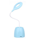 Touch Bendable Table Lamps Night Light Pen Holder Lamp Flexible Desk Lamp