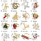 Elk Santa Claus Mouth Ring Napkin Ring Table Decoration Christmas Supplies