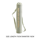 Yoga Mat Shoulder Carrier Bag Exercise Pilates Pad Storage Backpack (Green)