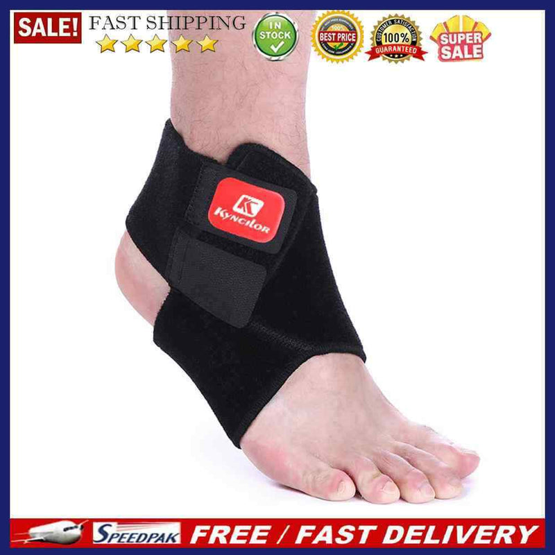 Ankle Support Bandage Basketball Badminton Ankle Guard Protector Brace (M)