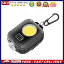 Multifunctional COB LED Flashlight Waterproof 8 Modes Emergency Light Keychai