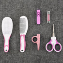 6pcs Infants Safety Manicure Scissors Care Kits Nail Clipper Tool(A Pink) Newly