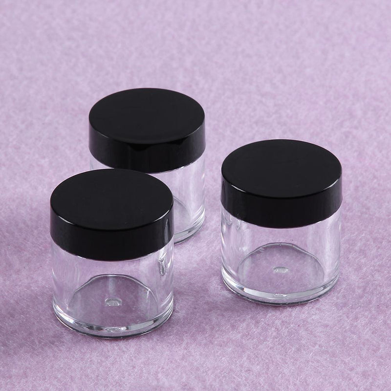 10pcs Glitter Sequins Nail Art Storage Pot Rhinestones Beads Holder Bottle