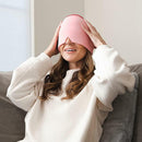Migraine Relief Hat Cold Therapy Cap Migraine Relief Comfortable Head Pink