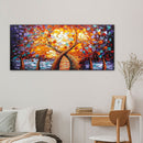 Flower Tree by Lake Oil Paint By Numbers Kits Picture Wall DIY Home Decorat