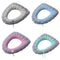 Winter O-Shaped Warmer with Handle Pad Cushion Toilet Seat Cover Closestool Mat