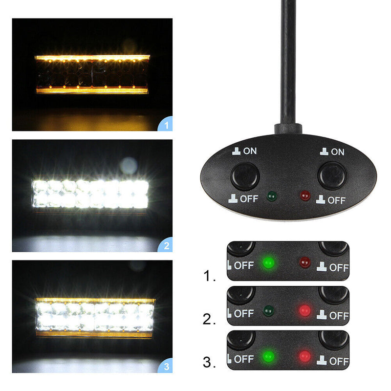 LED Spotlight Switch Wire Harness Motorcycle Off-road Car Driving Light Control