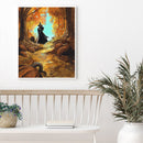 Forest Witch Oil Paint by Numbers Hand Painted Frameless Picture Home Ornamen