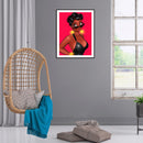 Diamond Painting 5D DIY Black Girl Full Round Drill Rhinestone Picture Kit