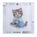 5D DIY Diamond Painting Cute Cat Cross Stitch Embroidery Rhinestones Kits 3