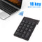 Mini Bluetooth-compatible Numeric Keypad Wireless Number Pad 18 Keys Keyboa