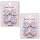 Double Layer Baby Girls Cute Hairpins Kids Hair Clips Bows Headwear Sequin Bow
