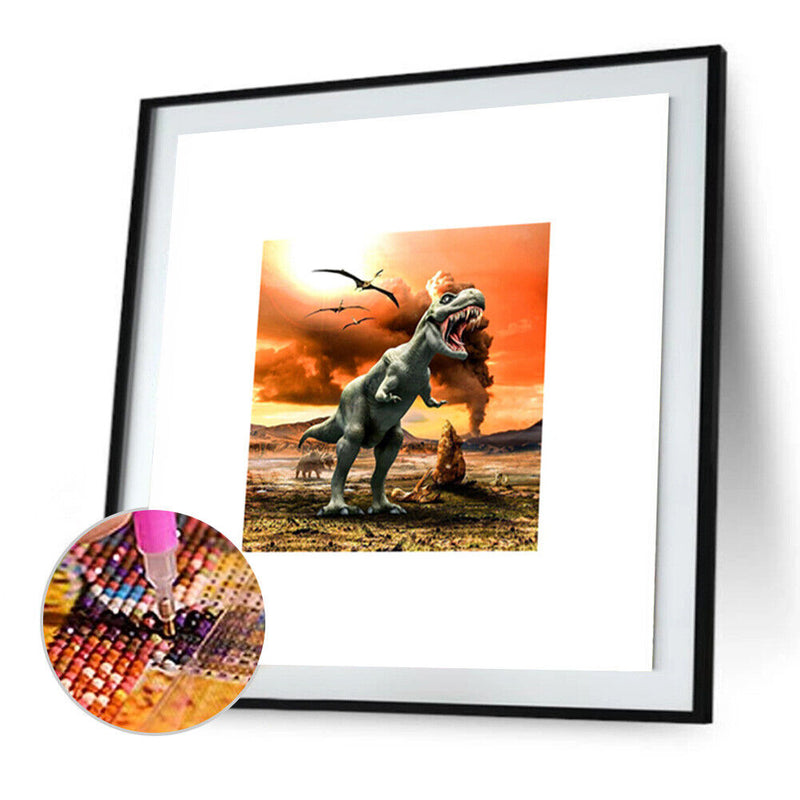 5D DIY Full Drill Diamond Painting Dinosaur Cross Stitch Embroidery Mosaic