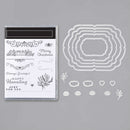 Metal Cutting Die Transparent Seal Stamp for DIY Scrapbooking Blessing Patter